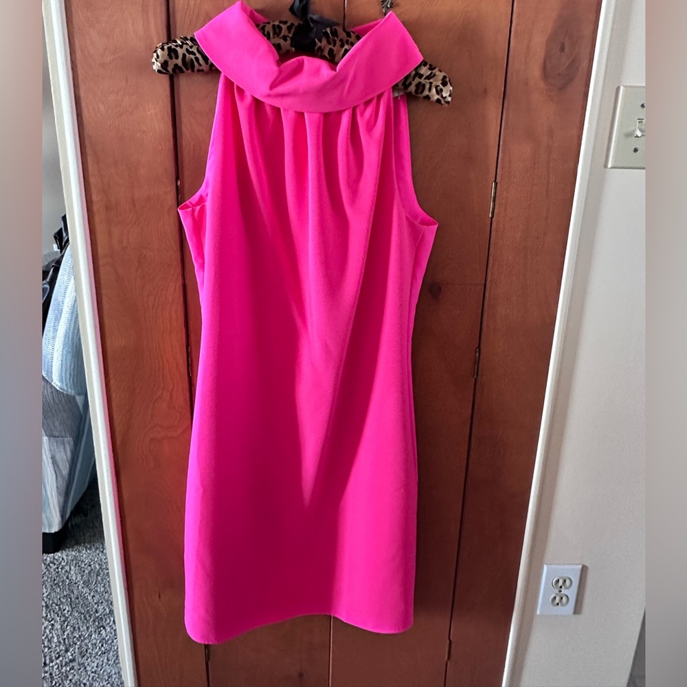 Sail to Sable Vibrant Pink Backless Dress